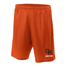 Grand Rapids Orange Wrestling Mesh Shorts